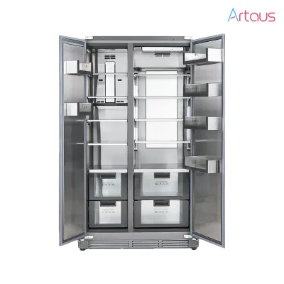 36inch Built-in Refrigerator Panel Ready Stainless Steel Frost-Free Energy Efficient 455L Double Door Household