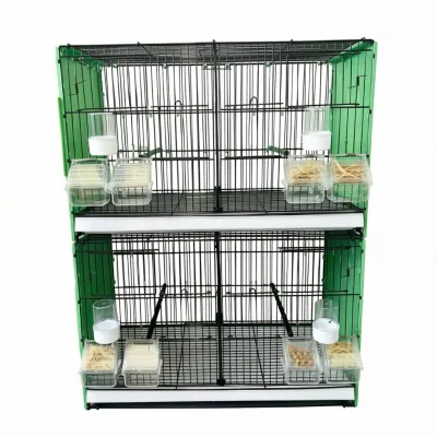 Collapsible Foldable Large Bird Cage for Parrots Modern Design Extra Large 70Cm Breeding Cage Eco-Friendly Plastic Box Packed