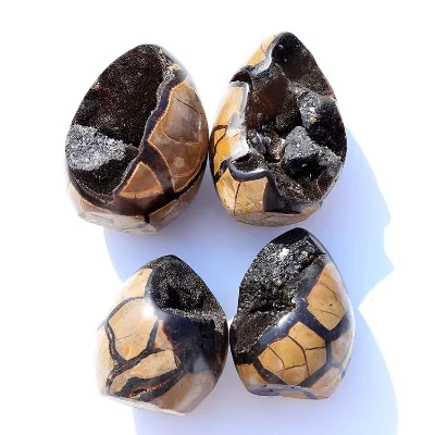 Cheap Price Natural Decorative Septarium Crystal Geode Stone Turtle Crystal Ball