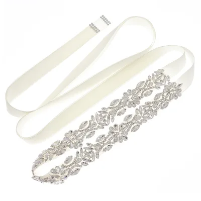 Shiny Crystal Clear Bridal Belt Sashes Wedding Belts Sash Wholesale
