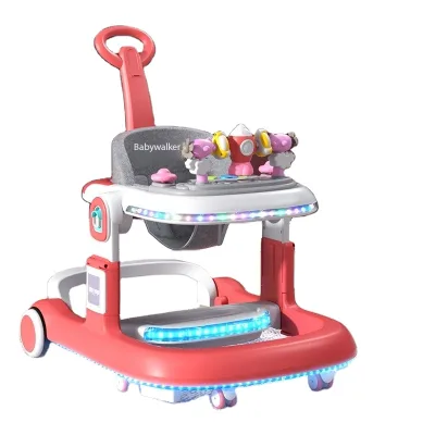 Baby Walker with Music and Lights,Baby Activity Center /Ergonomic Backrest Design,Walkers for Boys Girls Babies 6-18 Months