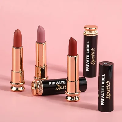 High Quality Private Label Mineral Lipstick for Girls Long Lasting Matte Liquid  Lipstick  Custom Logo Moisturizing Packaging