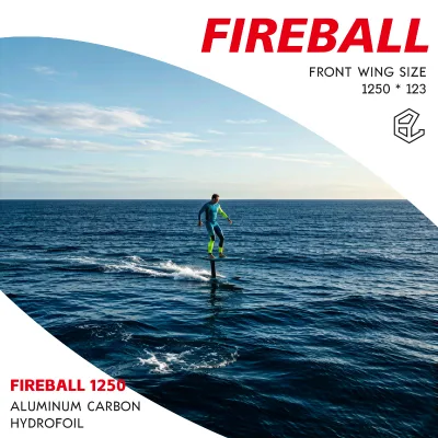Fireball 1350 Hydrofoil System Wingfoil Foil Set Mit High Aspect Design Und Effizientem Gleiten Fur Downwind Performance AXIS