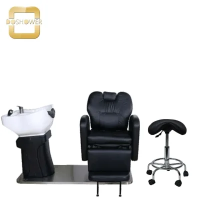 2 Motors Electric Shampoo Bed Supplier for Ceramic Washbasin Shampoo Chair of Rotation Function  Head Bed
