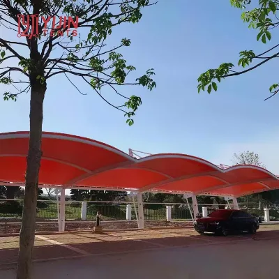 Reliable Quality Tensile Membrane Structure Car Parking Shed Awning Tent From China Yijin