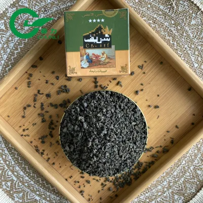 Chinese Green Tea Special Tea 3505A Cardboard Tea Box Gunpowder Green Tea Customized Package