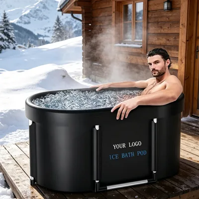 Wholesale Aufblasbares Eisbad Inflatable Cold Plunge Tub Insulated Ice Bath for Swiss Gym Spa Business
