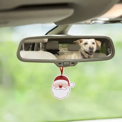 Custom Logo Printed Long Lasting Scented Paper Card Hanging Car Air Freshener Fragrance Scent Card