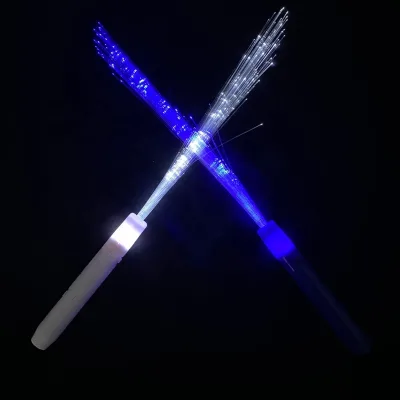 Hot Sale LED Light Fiber Optic Wand for Festive Occasions-for Kids' Christmas School Thanksgiving Valentine's Day Easter