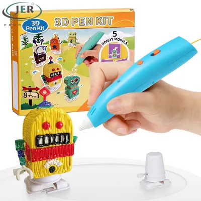 Factory Custom Low Temperature 3D Printing Pen Kit Cordless Rechargeable Type-C EN71 RoHS Certified Portable Gift Set for Kids