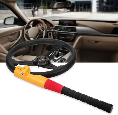 Keynew Steering Wheel Lock Universal Car Truck Steering Wheel Locks Baseball Anti Theft Lock
