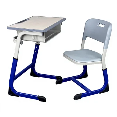 Durable School Desks Adjustable Height Kids School Sets Tables and Chairs Bedroom Living Room Furniture