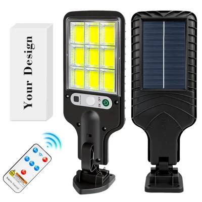 Waterproof Solar Wall Lights High Brightness Solar Street Lamp Smart Motion Sensor Light for Home Garden Balcony