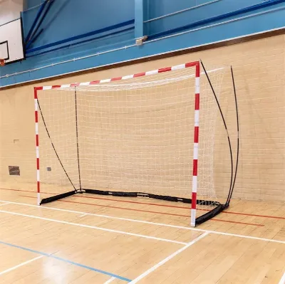 Factory Portable Handball Goal 3x2m ,with Weighted Base Handball Net Quick Setup for Indoor Training Handball Net