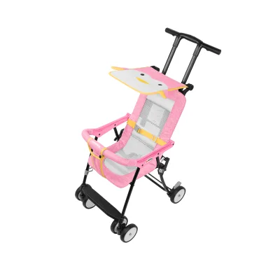 Model QQ1-2 Factory Direct Sale One-Hand Folding Light Sunshade Baby Stroller