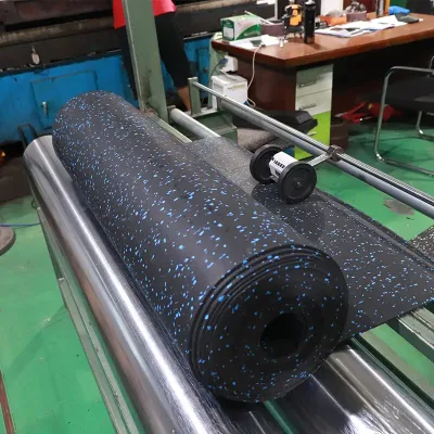 Hot Selling 1M/1.25M Rubber Floor Mat Roll for Sports Flooring