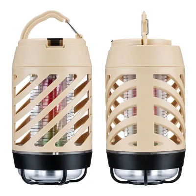 Outdoor Camping LED Light Long Battery Life Multi-functional Mosquito-repellent Tent Lamp Portable Lantern Charging Power Source