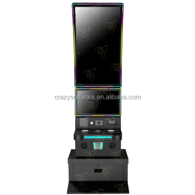 2025 USA on Sale Customized 43''+24'' Curved Touchscreen LED Upright Metal Nudge Game Machine