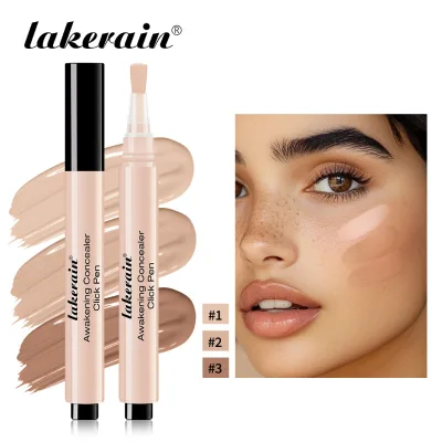 Press-Down Concealer Pen with Lightweight Texture Light Coverage and Brightening Effect Press-Down Brush