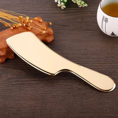 Brass Large Gua Sha Knife Metal Guasah Massage Plate Body Universal Back Cervical Spine Legs Gua-sha Massage Tool
