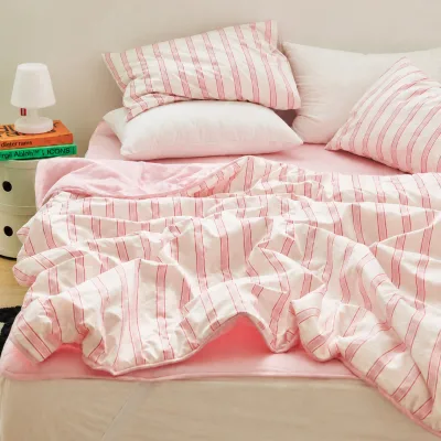 Ultra Soft Cloud-Touch Cooling Summer Bedding Set, Lightweight Breathable Silky Smooth Comforter for Hot Sleepers & Night Sweats