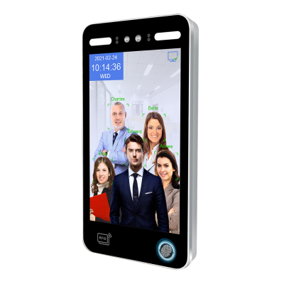 10.1 Inch Web Cloud Server Staff Payroll Management with Time Attendance Software Biometric Night Vision Features