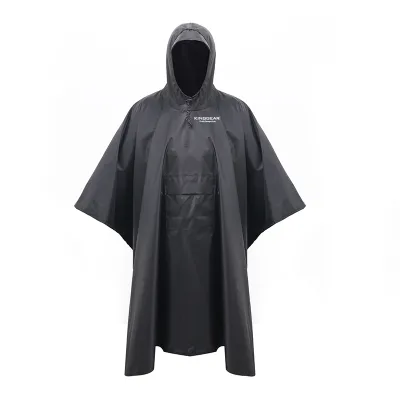 KingGear Outdoor Hiking Cycling Rain Cover Lightweight Poncho Rain Coat  Multifunctional 3-in-1 Poncho Raincoat with Hood