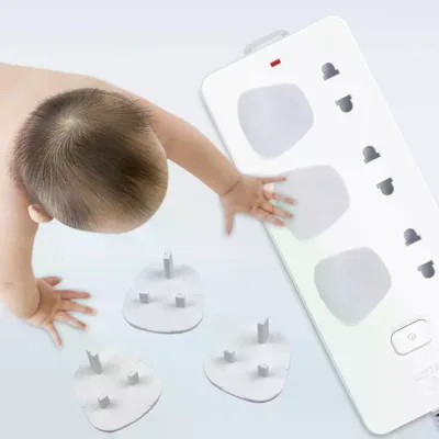 UK Type Anti Electric Shock Protective Safety Outlet Plug Covers ABS Electrical Power Socket Covers for Baby/Child Safety Baby