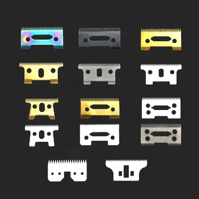 Professional Ceramic Stainless Steel Single Edge Blades for Hair Clippers Safety Detachable for 8148 T-blade Detailer Salon Home