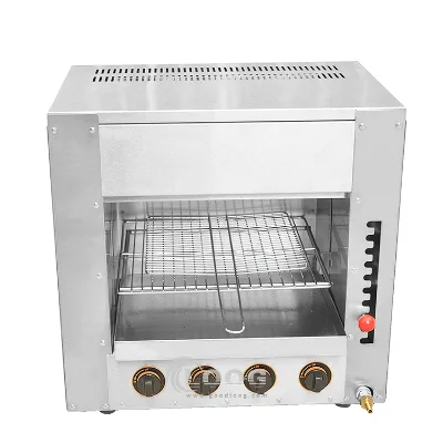 Commercial Energy-Saving Stainless Steel Pizza Baking Oven Salamander Grill Gas for Sale