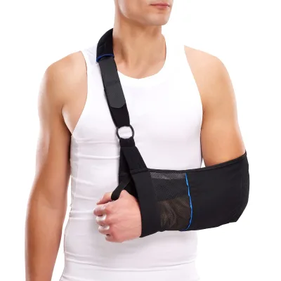 Customized logo Arm Sling Lightweight & Breathable Medical Sling with Adjustable Shoulder Strap for Torn Rotator Cuff