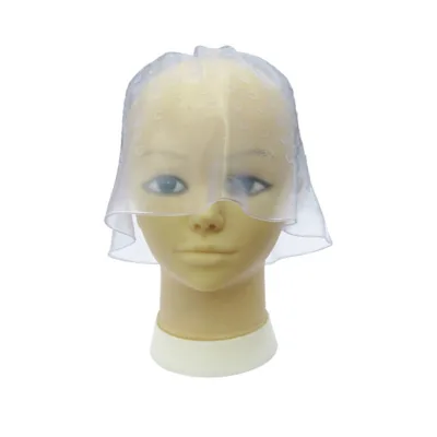 DINSHINE MMH008 Plastic Hat Hair Dye Hole Hat Pick Needle Hair Cutting Barber Tools Reusable Coloring Highlighting