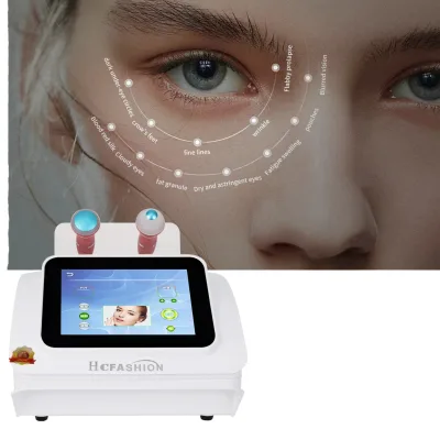 SKYWARD ABS Stainless Steel Eye Massage Machine with Touch Screen and Dual Probe for Daily Comfort