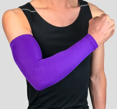 Professional Basketball Arm Sleeves Compression Long Sleeve Elbow Pads Breathable Non-Slip Sports Arm Bands Volleyball Gym