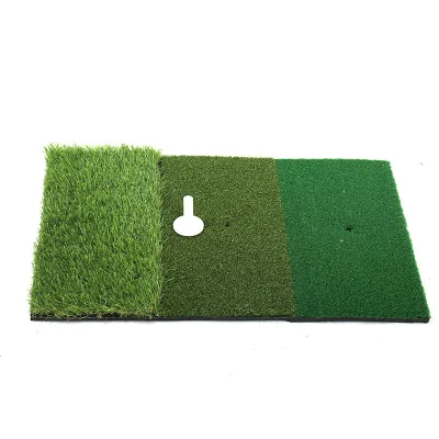 3-Turf Golf Hitting Mat 41x63cm Multifunctional Indoor Outdoor Swing Practice Mat