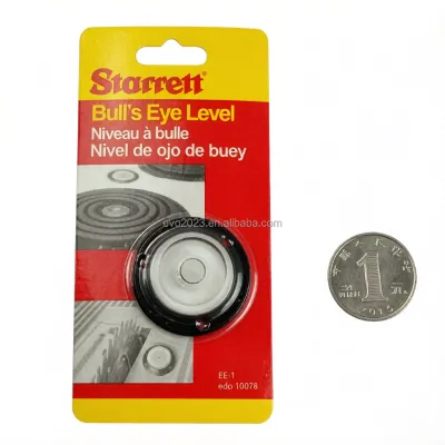 BE-1 Precision Master Bulls-Eye Level Circular Bubble Spirit Level for CNC Machine Tool Alignment & Calibration