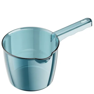 GREENSIDE Light Luxury Transparent PP Household Water Scoop Kitchen Large Capacity Thickened Long Handle Shatterproof Model