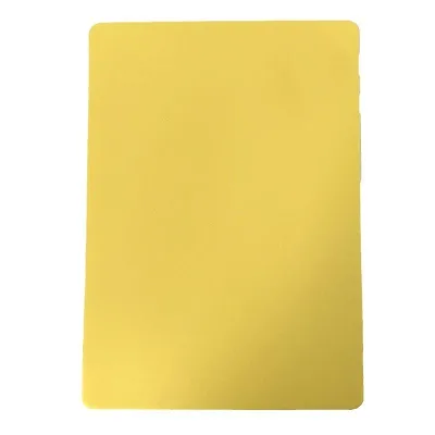 A4-Size 0.3cm Thickened Yellow Silicone Large-Size Double-Sided Leather Faux Tattoo Practice Pad Permanent Makeup Training Tool