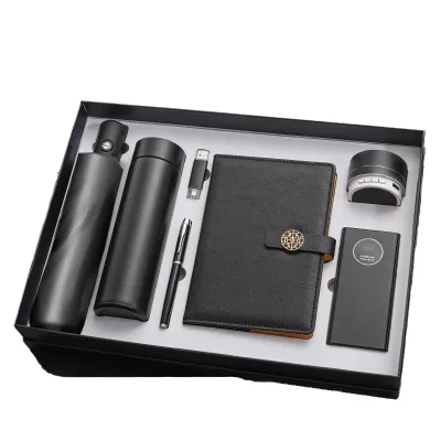 Custom Logo Business Thermos Cup Set Company Annual Meeting Enterprise Opening Anniversary Back School New Year's Christmas