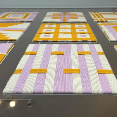 Modern Customized Accept Macrame Wall Hanging Art Interior Decoration Square Home Living Room Bedroom Office Ornaments EH2502021