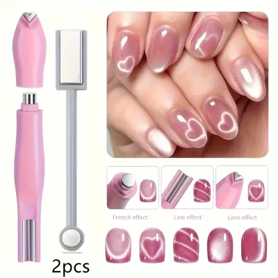 Nail Art Kit for French Manicure Pedicure Compatible Nail Design Set 3-in-1 Multifunctional Nail Art Kit