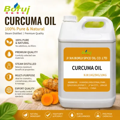 Premium Bulk Turmeric Essential Oil Pure Natural Curcuma Longa Root Oil / Huile Essential De Curcuma for Aromatherapy Cosmetics