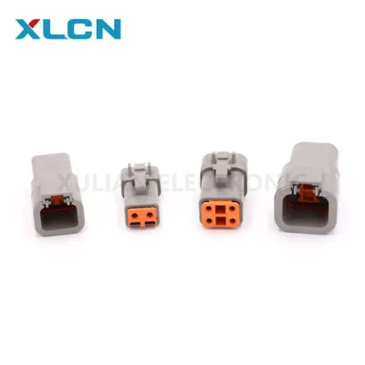 2 4 Pin Waterproof Wire Harness Deutsch DTP Series Auto Connector DTP04-2P DTP06-2S DTP04-4P DTP06-4S