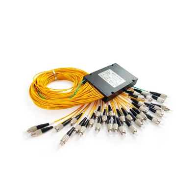 Factory Wholesale ABS Box PLC Splitter 1*16 with FC UPC Connector Fiber Optic PLC Splitter
