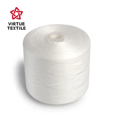 40s/2 Yizheng Dyeable Spun Paper or Plastics Cone Raw White Polyester Sewing Thread for Garment
