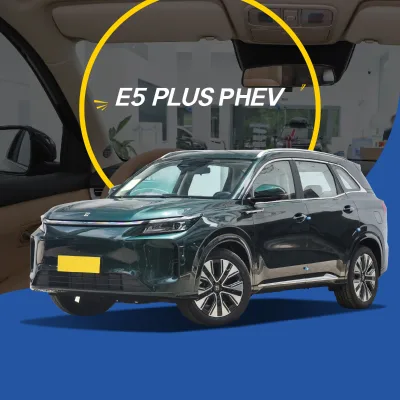 GCC Certified Landian E5 Plus Plug-in Hybrid 1200km 5 or 7 Seat SUV CCS2 for Saudi Arabia UAE