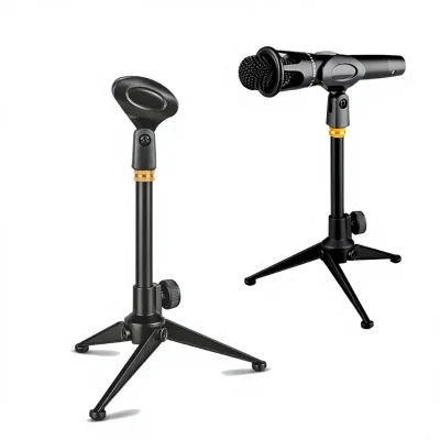 LKT-060B Desktop Tripod Microphone Stand Professional Studio Microphone Stand Manufacturer