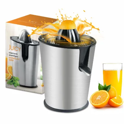 Electric Orange Juicer Citrus Juice Squeezer With 2 Cones Stainless Steel Juice Extractor