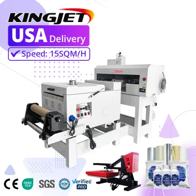A3 Size DTF Printer with Tear PET Film New Condition for T-shirt Printing 1-Year Warranty Pigment Ink