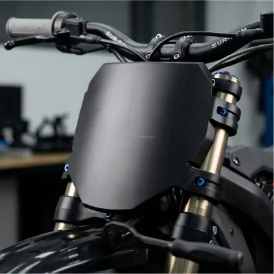 JFG Motorcycle for Light Bee X Upgrade Accessories Number License Plate Off-road Dirtbike Motorcycle Parts  Front Number Plate